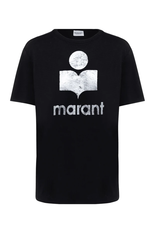 Isabel Marant woman black linen t-shirt for women buy with prices and photos 175307 - photo 1