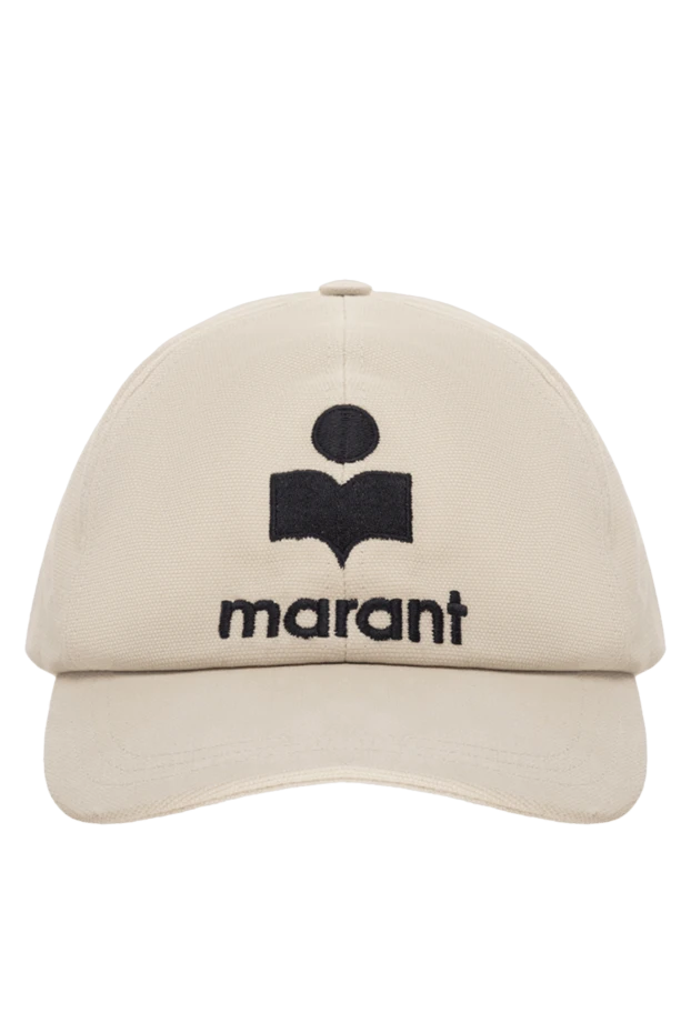 Isabel Marant женские кепка из хлопка бежевая женская купить с ценами и фото 175308 - фото 1