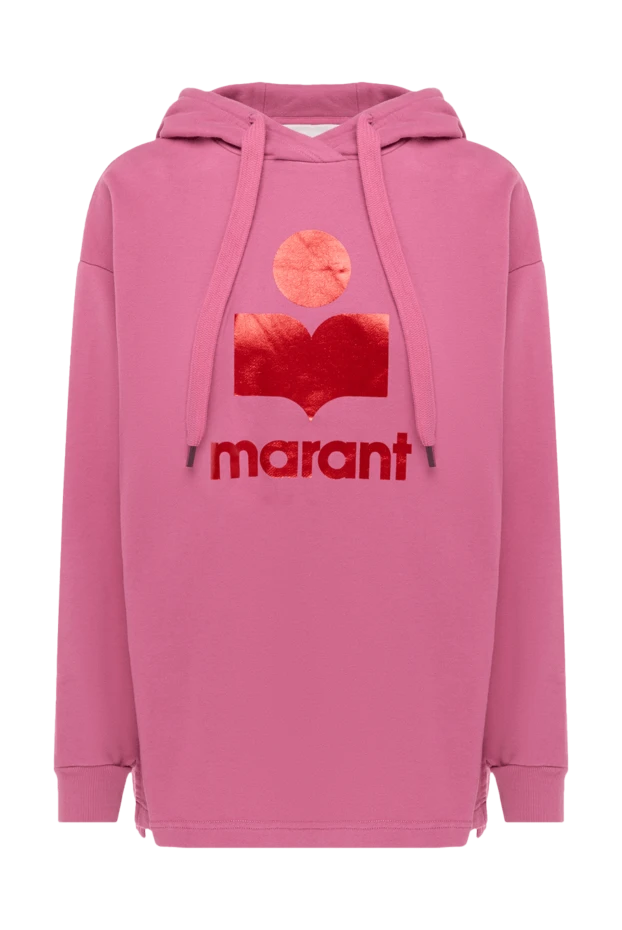 Isabel Marant woman pink cotton and polyester hoodie for women buy with prices and photos 175313 - photo 1