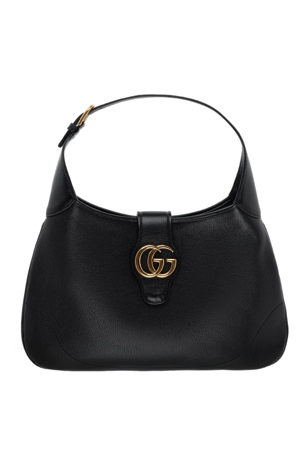 Gucci женские сумка из кожи черная женская купить с ценами и фото 175329 - фото 1