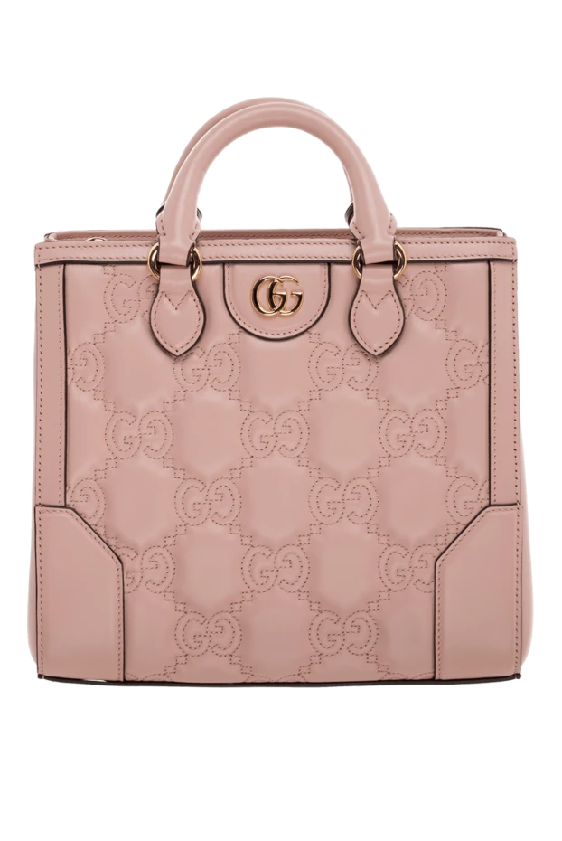 Gucci женские сумка из кожи розовая женская купить с ценами и фото 175334 - фото 1