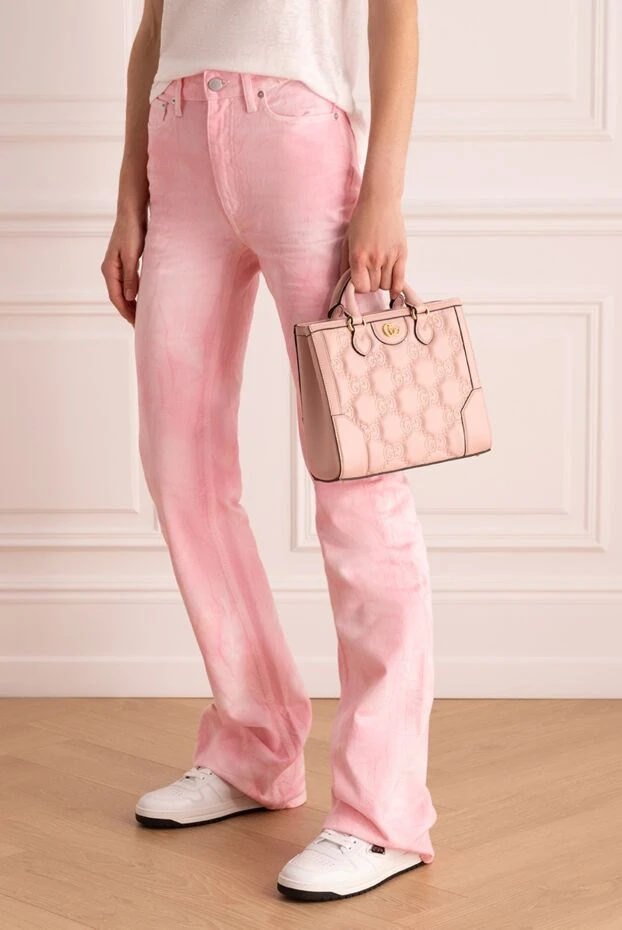 Gucci жіночі сумка зі шкіри рожева жіноча купити фото з цінами 175334 - фото 2