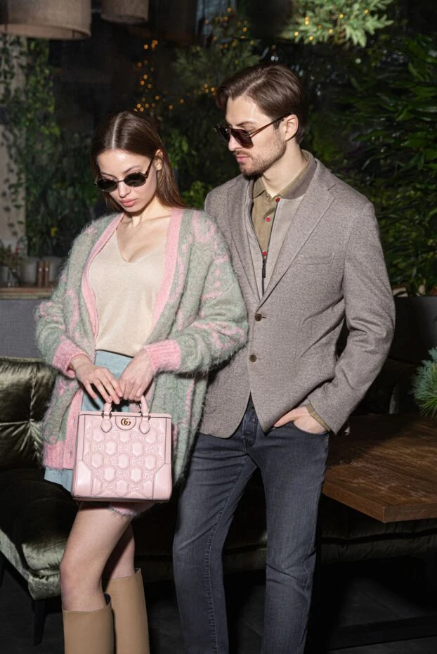 Gucci pink double handle gg monogram bag 175334 - photo 2