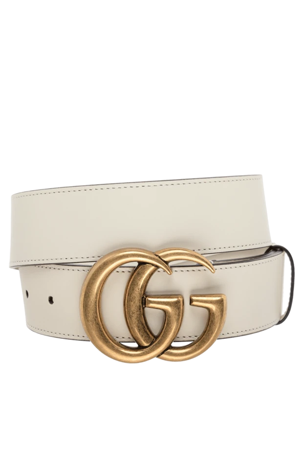 Gucci woman white leather belt for women buy with prices and photos 175351 - photo 1