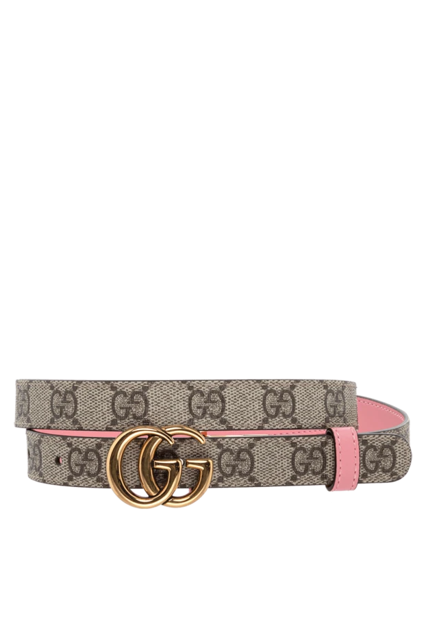 Gucci woman beige leather belt for women buy with prices and photos 175355 - photo 1