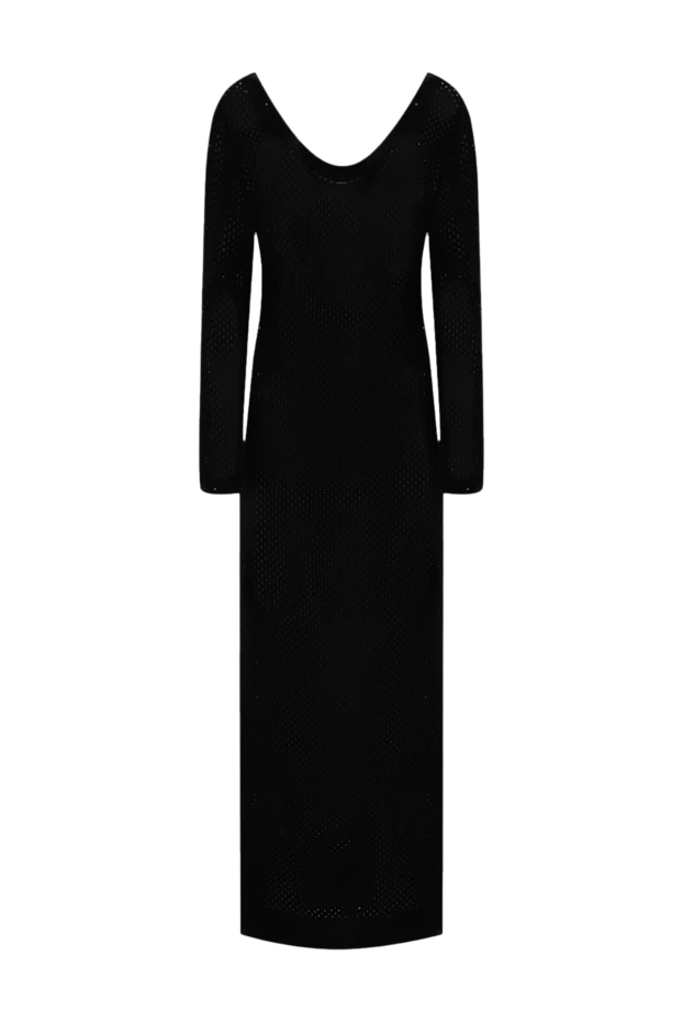 Brunello Cucinelli black cashmere and silk dress for women 175375 - photo 1