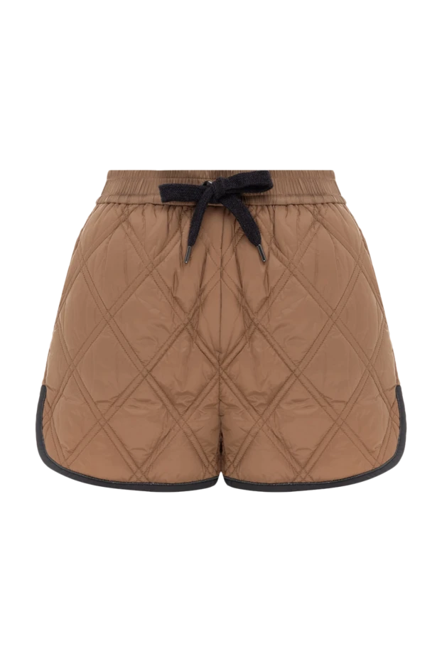 Brunello Cucinelli brown nylon shorts for women 175451 - photo 1