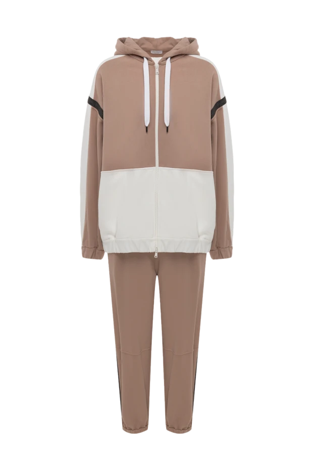 Brunello Cucinelli walking suit made of cotton beige for women 175475 - photo 1
