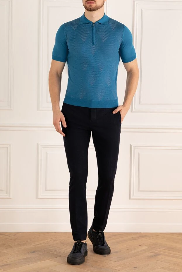 PT01 (Pantaloni Torino) man men's blue trousers buy with prices and photos 175478 - photo 2