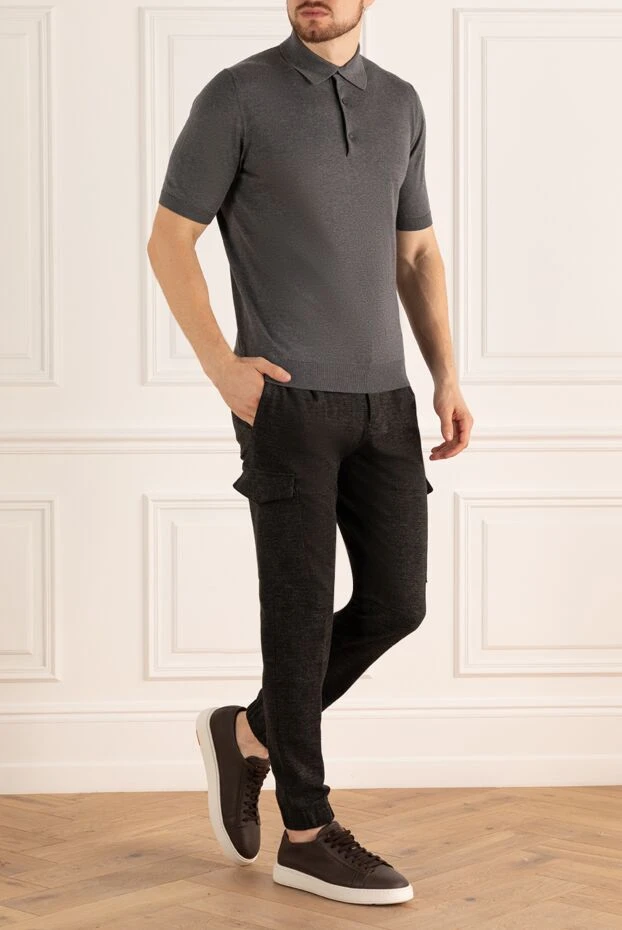 PT01 (Pantaloni Torino) мужские брюки мужские коричневые купить с ценами и фото 175479 - фото 2