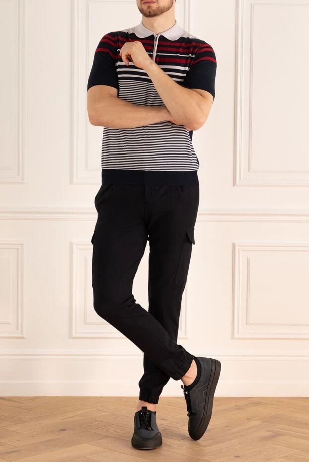 PT01 (Pantaloni Torino) man men's blue trousers buy with prices and photos 175481 - photo 2
