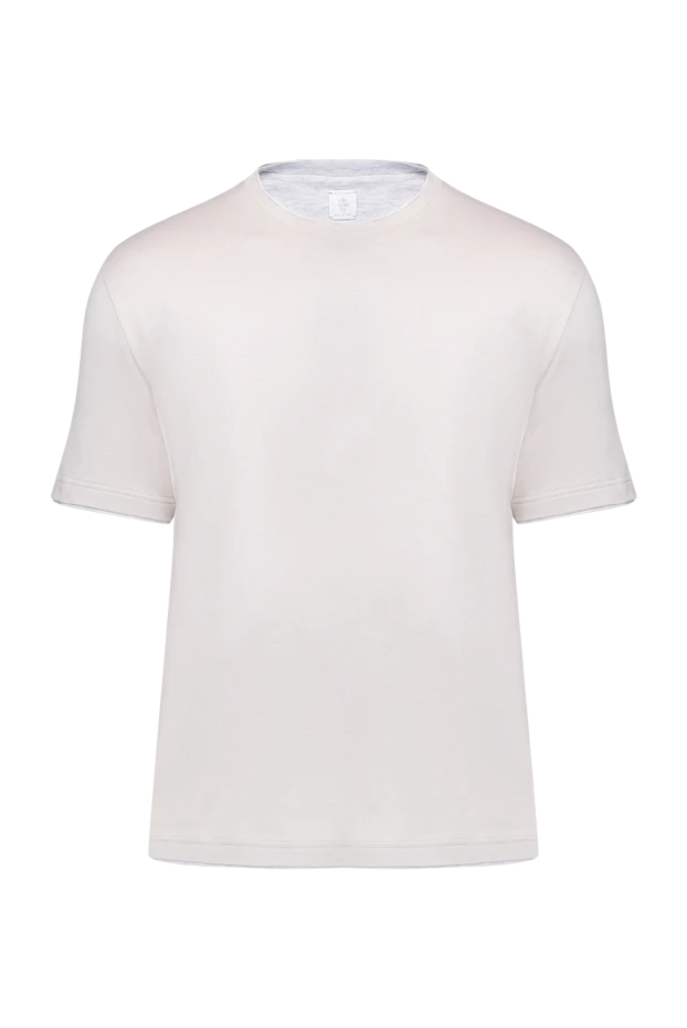 Eleventy beige cotton and elastane t-shirt for men 195751 - photo 1