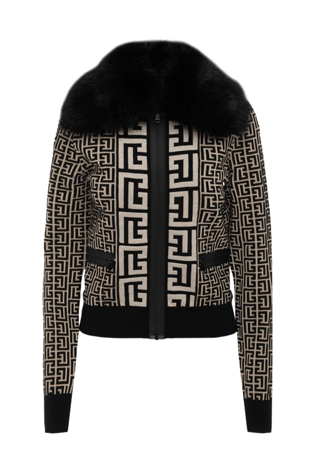 Balmain woman black wool and viscose jacket for women buy with prices and photos 175522 - photo 1