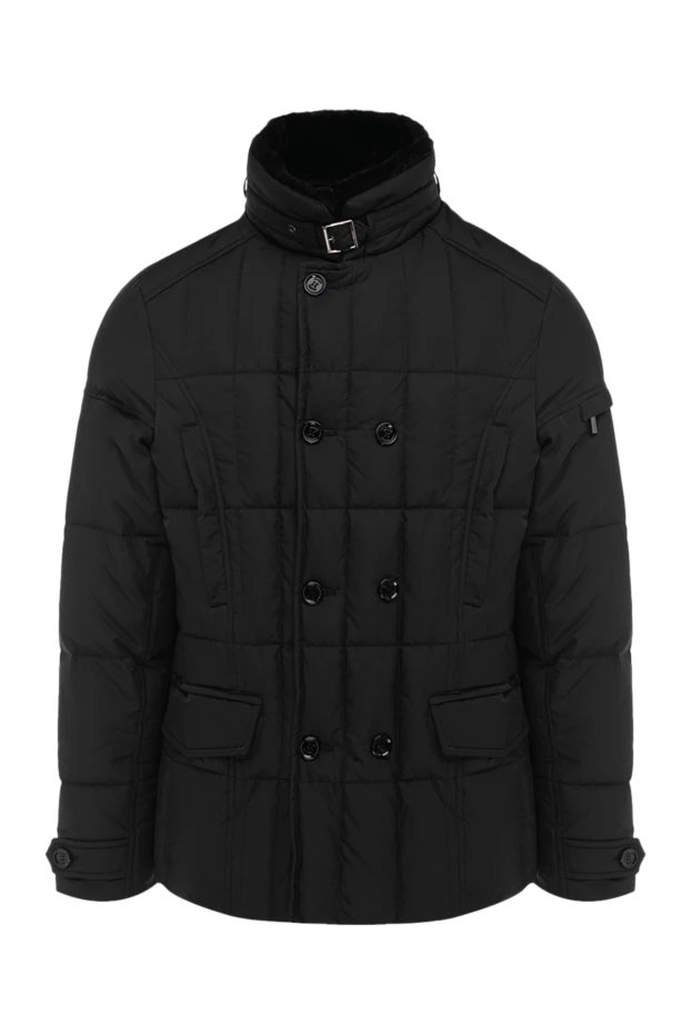 Moorer man black polyester down jacket for men 175524 - photo 1