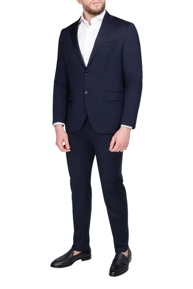 Sartoria Latorre man men's blue wool suit buy with prices and photos 175548 - photo 2