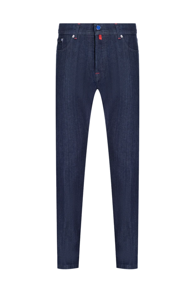 Kiton blue cotton and elastane jeans for men 175584 - photo 1