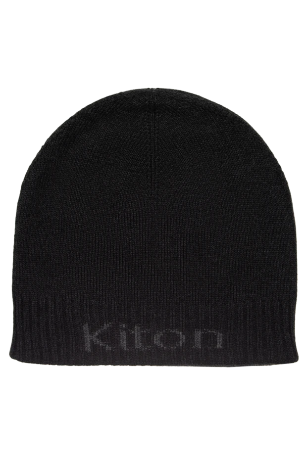 Kiton шапка из кашемира серая мужская 175586 - фото 1