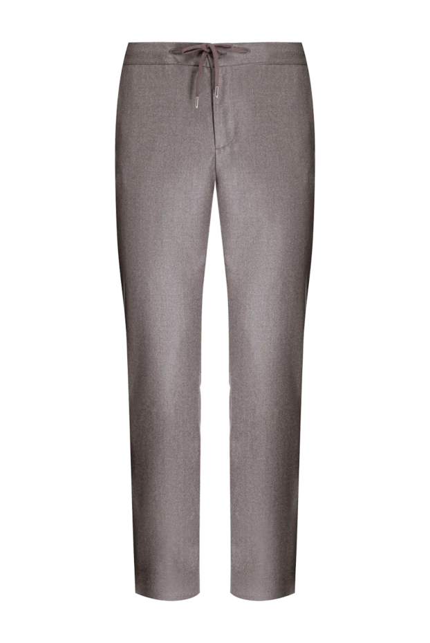 Cesare di Napoli man men's wool trousers, brown buy with prices and photos 175594 - photo 1