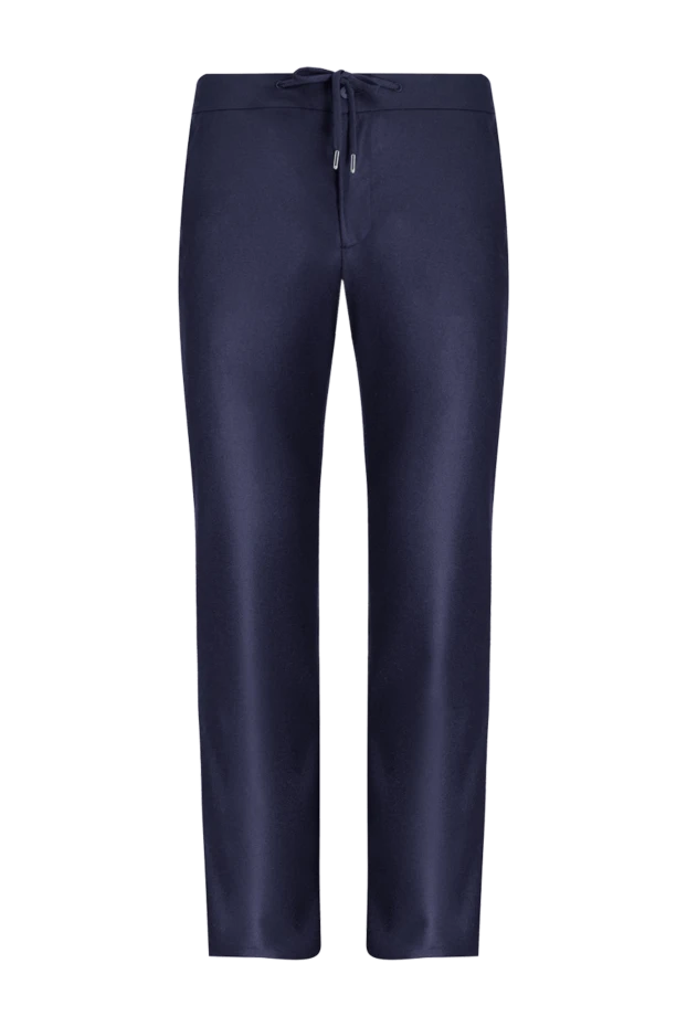 Cesare di Napoli man men's blue wool trousers 175598 - photo 1