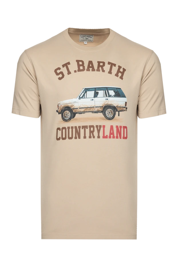 MC2 Saint Barth man beige cotton t-shirt for men buy with prices and photos 175611 - photo 1