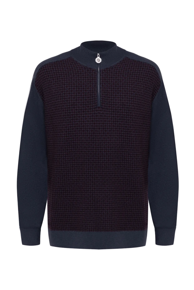 Stefano Ricci джемпер из кашемира и шелка мужской серый 175641 - фото 1