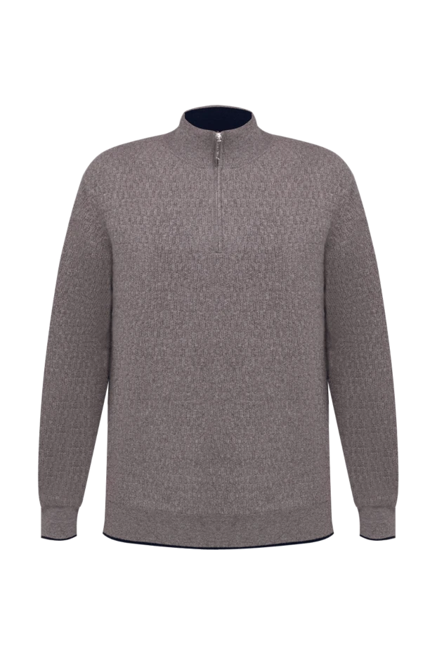 Stefano Ricci джемпер из кашемира мужской серый 175644 - фото 1