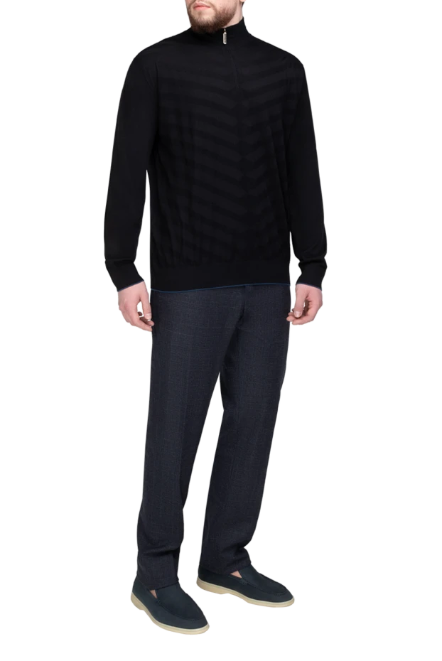 Stefano Ricci black cashmere and silk tee for men. 175691 - photo 2