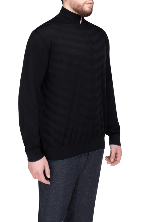 Stefano Ricci black cashmere and silk tee for men. 175691 - photo 3