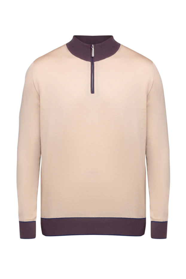 Stefano Ricci тройер із кашеміру чоловічий бежевий 175698 - фото 1