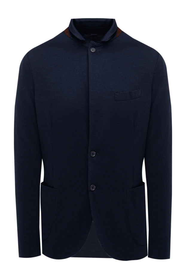 Loro Piana man blue wool and silk jacket for men buy with prices and photos 175750 - photo 1