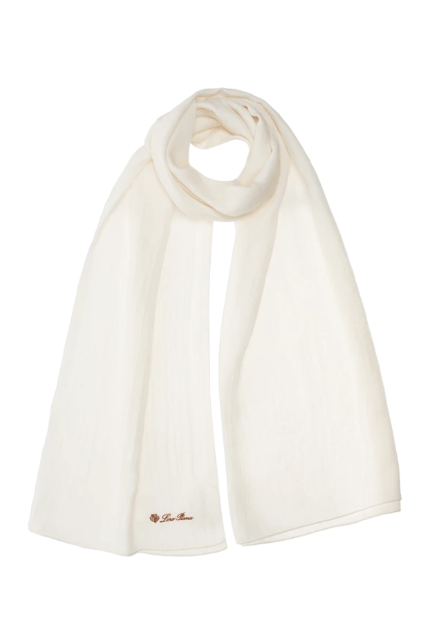 Loro Piana white scarf for women 175759 - photo 1