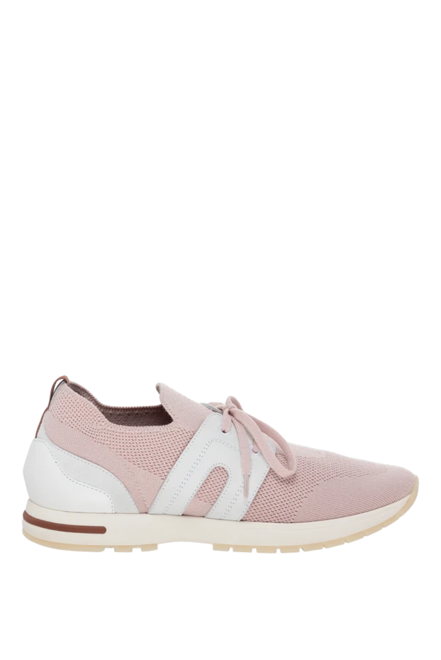 Loro Piana pink wool sneakers for women 175763 - photo 1