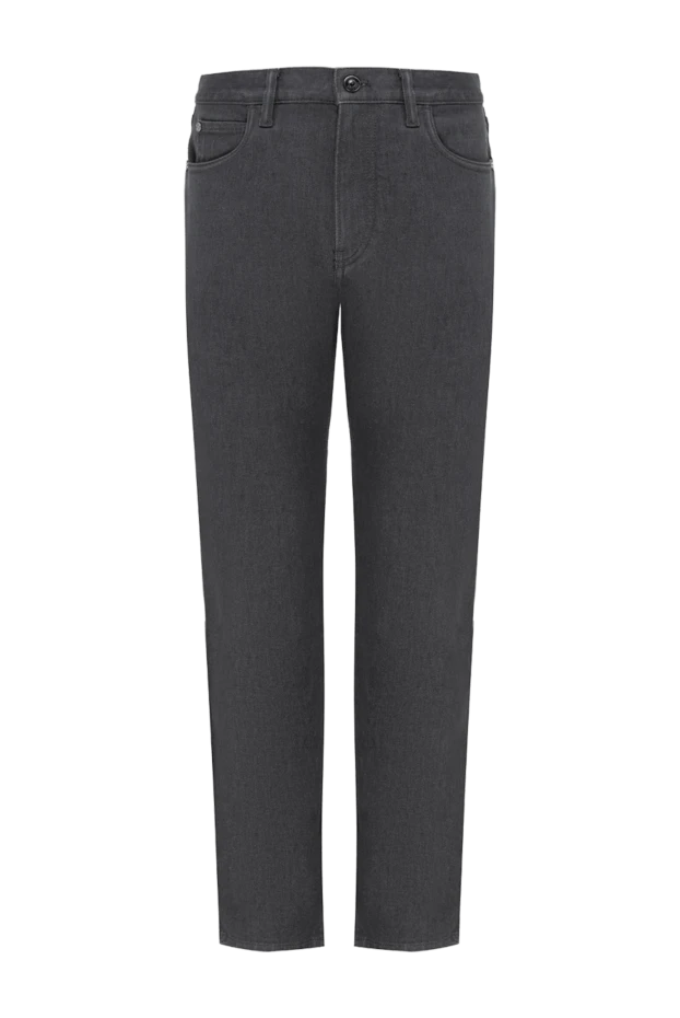 Loro Piana мужские джинсы из хлопка и полиуретана серые мужские купить с ценами и фото 175770 - фото 1