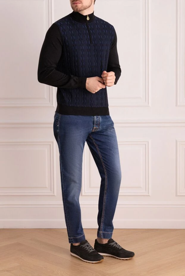 Тройер мужской синий - фото 2