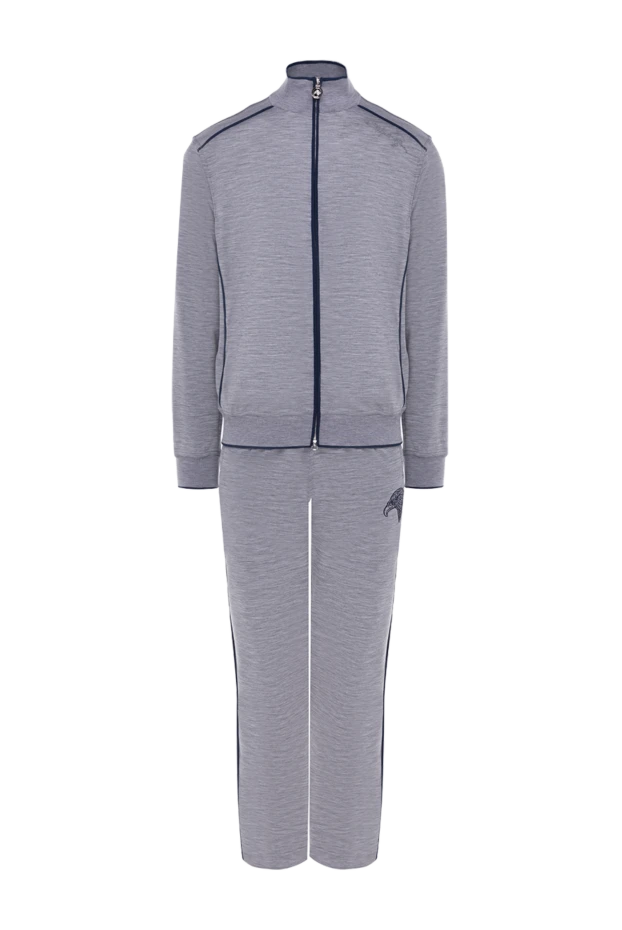 Stefano Ricci костюм прогулочный из шерсти и полиамида серый мужской 175834 - фото 1