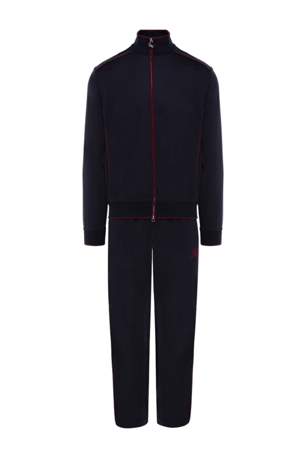 Stefano Ricci костюм прогулочный из шерсти и полиамида синий мужской 175835 - фото 1