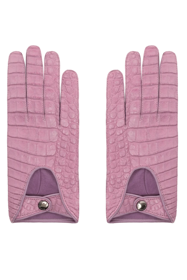 Mazzoleni woman purple leather gloves for women buy with prices and photos 175838 - photo 1