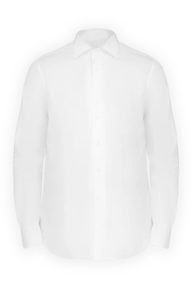 Alessandro Gherardi men's shirt made of cotton and polyamide white 175842 - photo 1