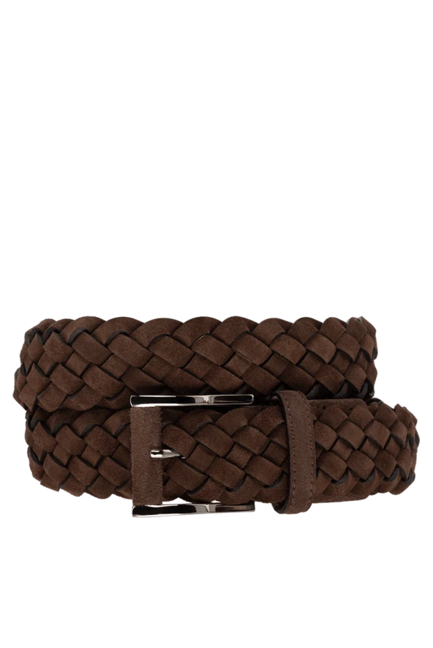 Cesare di Napoli man men's brown suede belt buy with prices and photos 175847 - photo 1