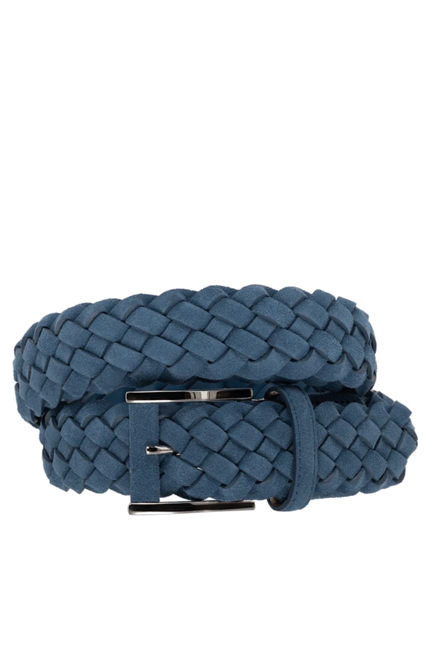 Cesare di Napoli man men's blue suede belt buy with prices and photos 175851 - photo 1