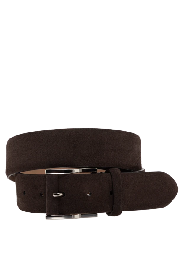 Cesare di Napoli man men's brown suede belt buy with prices and photos 175880 - photo 1