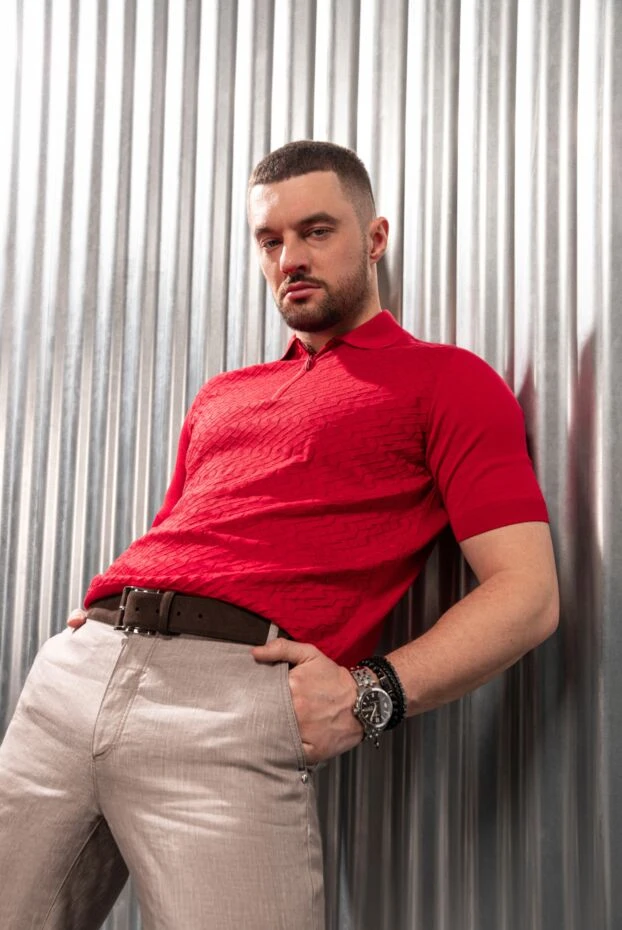 Классический мужской замшевый ремень в шоколадном цвете - фото 2