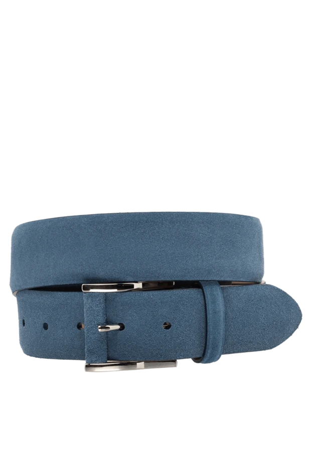 Cesare di Napoli man men's blue suede belt buy with prices and photos 175882 - photo 1