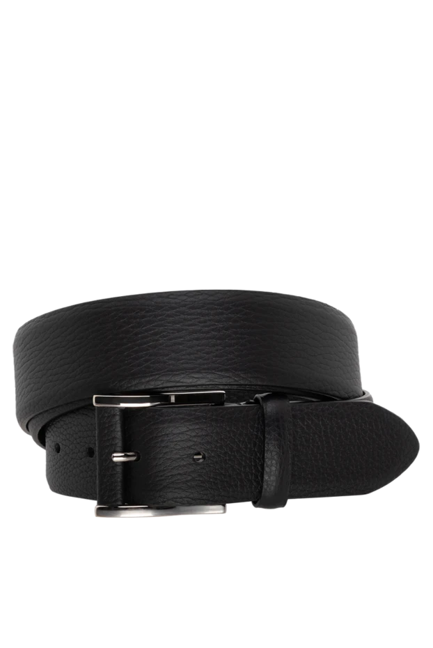 Cesare di Napoli man men's black leather belt buy with prices and photos 175884 - photo 1