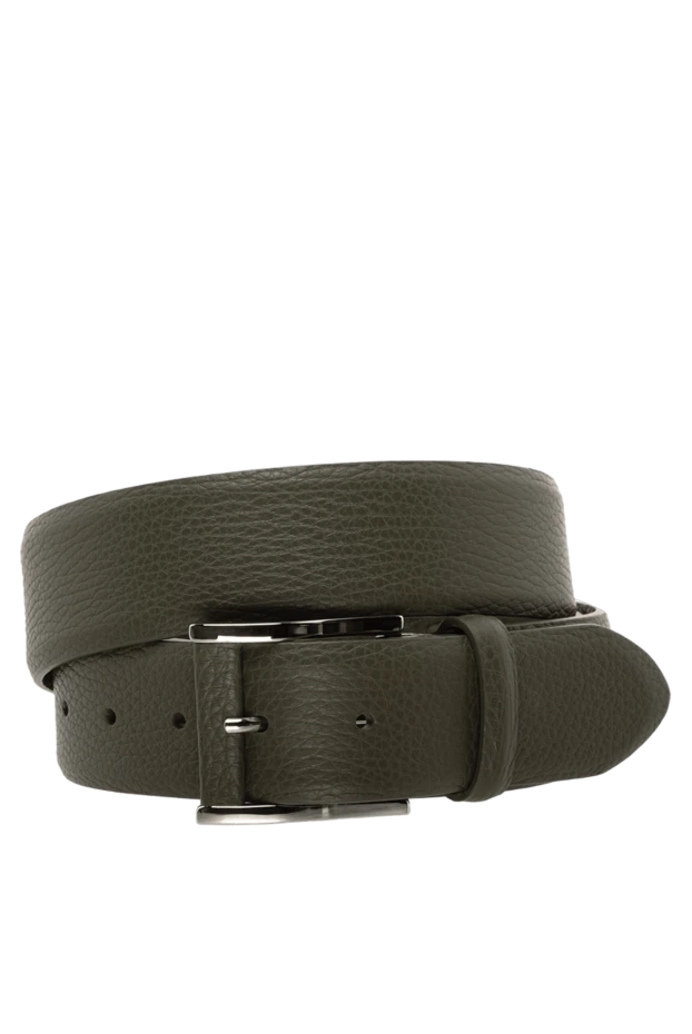 Cesare di Napoli man men's leather belt green buy with prices and photos 175886 - photo 1