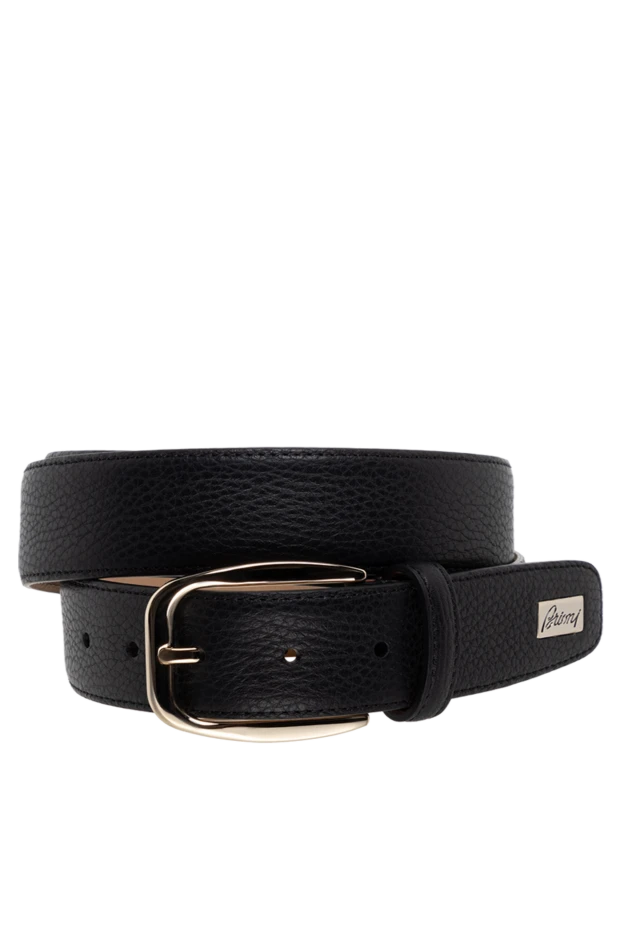 Brioni leather belt for men black 175910 - photo 1