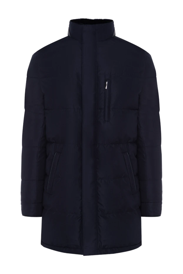 Enrico Mandelli viscose down jacket for men blue 175926 - photo 1