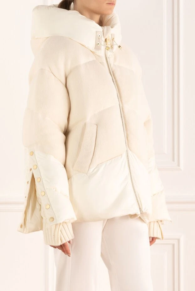 Nicole Benisti пуховик белый женский 175950 - фото 3