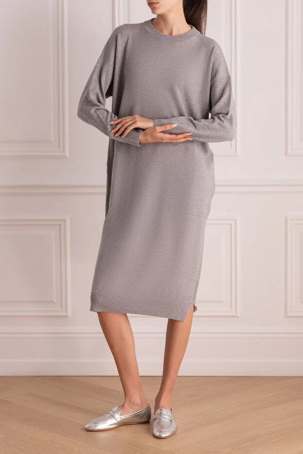 Peserico gray dress for women 175958 - photo 2