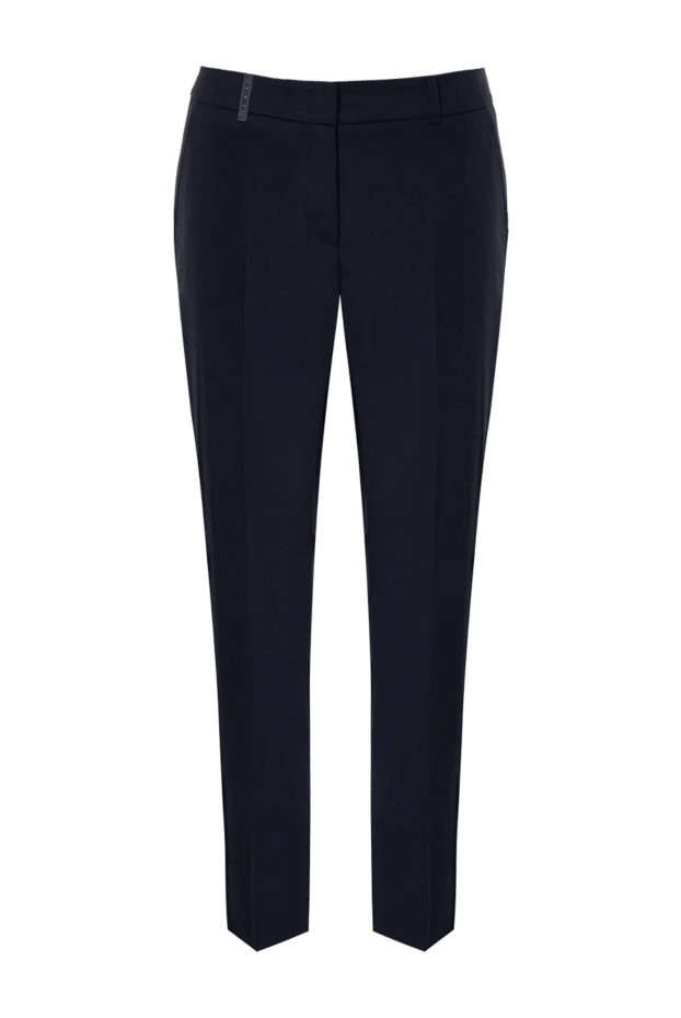 Peserico blue pants for women 175981 - photo 1